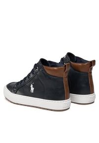 Polo Ralph Lauren Sneakersy RF104273 Granatowy. Kolor: niebieski. Materiał: skóra #4