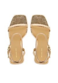 MICHAEL Michael Kors Sandały Liana 40T5LNHS1M Złoty. Kolor: złoty. Materiał: skóra #5