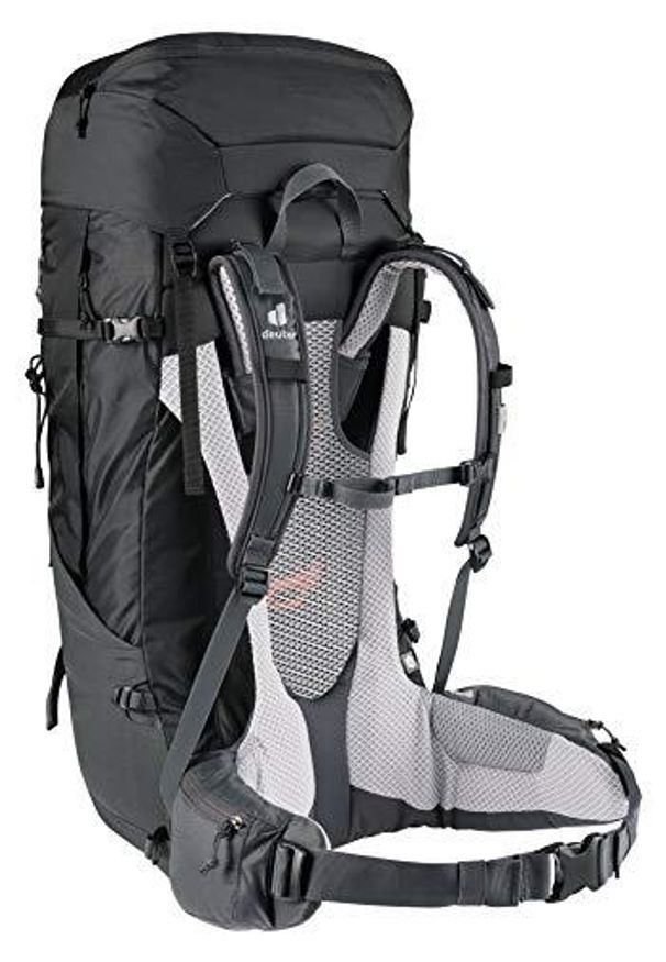 Plecak trekkingowy Deuter Futura Air Trek 55 + 10 SL damski - black. Kolor: czarny. Styl: sportowy
