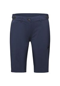 Spodenki trekkingowe damskie Mammut Runbold. Kolor: niebieski. Sport: turystyka piesza #1