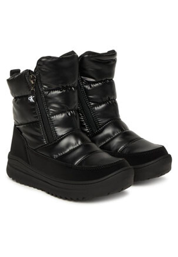 Calvin Klein Śniegowce Snow Boot V3A5-83140-1862 S Czarny. Kolor: czarny. Materiał: materiał