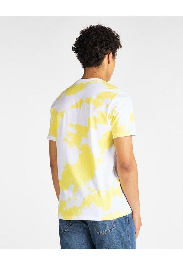 Lee - LEE TIE DYE TEE MĘSKI T-SHIRT REGULAR FIT SUNBURST L61GFENN 112113856