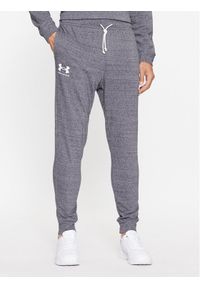 Under Armour Spodnie dresowe Ua Rival Terry Jogger 1380843 Szary Fitted Fit. Kolor: szary. Materiał: bawełna