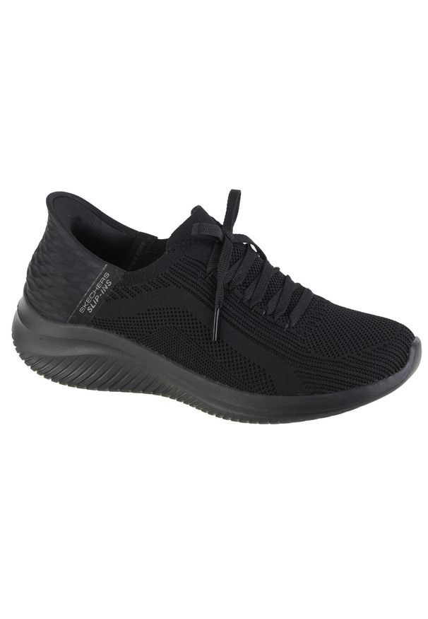 skechers - Damskie ULTRA FLEX 3.0 BRILLIANT PATH Slip-On Czarny. Zapięcie: bez zapięcia. Kolor: czarny. Materiał: tkanina. Sport: turystyka piesza