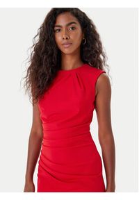 Rinascimento Sukienka koktajlowa CFC0125332003 Czerwony Slim Fit. Kolor: czerwony. Materiał: syntetyk. Styl: wizytowy #4