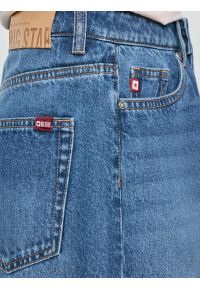 Big-Star - Szorty dziewczęce jeansowe granatowe Rue 542. Okazja: na co dzień. Stan: podwyższony. Kolor: niebieski. Materiał: jeans. Sezon: lato. Styl: casual, vintage, klasyczny, elegancki #4