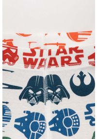 GAP piżama bawełniana dziecięca x Star Wars wzorzysta. Materiał: bawełna. Długość: krótkie. Wzór: motyw z bajki #4