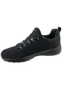 skechers - Buty do chodzenia męskie Skechers Dynamight. Zapięcie: sznurówki. Kolor: czarny. Materiał: guma, syntetyk, tkanina, materiał. Szerokość cholewki: normalna. Sport: turystyka piesza