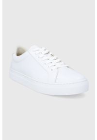Vagabond Shoemakers buty skórzane PAUL 2.0 kolor biały. Nosek buta: okrągły. Zapięcie: sznurówki. Kolor: biały. Materiał: skóra #5