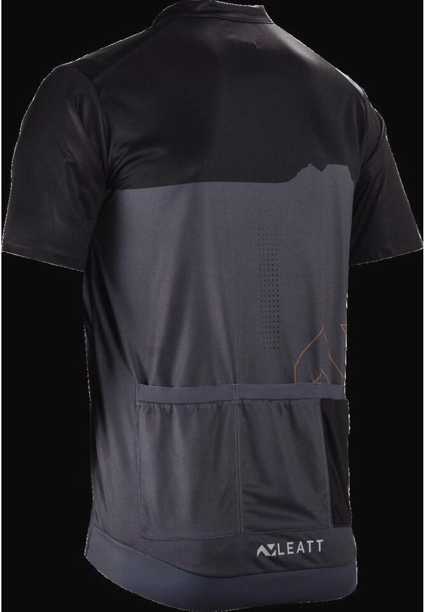 Koszulka rowerowa LEATT Jersey MTB Trail 3.0. Kolor: czarny. Materiał: jersey