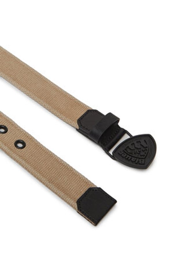 Blauer Pasek Męski S5SHIL02/BEL Beżowy. Kolor: beżowy. Materiał: materiał