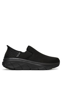 skechers - Skechers Sneakersy D'Lux Walker 2.0-Reeler 232463/BBK Czarny. Kolor: czarny. Materiał: materiał