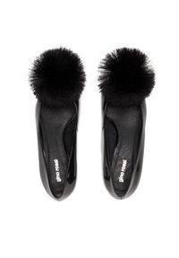 Gino Rossi - GINO ROSSI Czółenka Rumia DCH949-AB3-0600-9900-0 Czarny. Kolor: czarny. Materiał: skóra, lakier #9