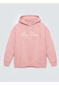 Big-Star - Bluza damska z kapturem różowa Raisa 601. Okazja: do domu. Typ kołnierza: kaptur. Kolor: różowy. Materiał: dzianina. Wzór: haft. Styl: elegancki, sportowy, klasyczny #6