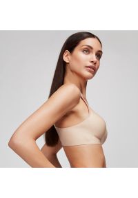 Intica - Biustonosz z głębokim dekoltem do codziennych stylizacji Jacquelin. Kolor: zielony. Materiał: materiał #5