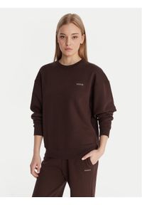 Guess Bluza V6RQ13 K9V31 Brązowy Regular Fit. Kolor: brązowy. Materiał: bawełna #1