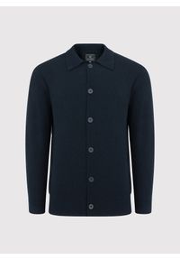 Pako Lorente - PAKO LORENTE – Męski sweter rozpinany z kołnierzykiem polo. Typ kołnierza: polo. Materiał: wełna, poliamid. Sezon: jesień #4