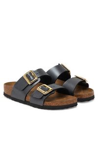 Birkenstock Klapki Sydney Cushion Buckle 1031689 Czarny. Kolor: czarny. Materiał: skóra #4