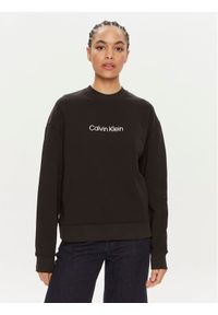 Calvin Klein Bluza Hero Logo K20K205450 Czarny Regular Fit. Kolor: czarny. Materiał: bawełna #1