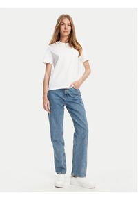 Calvin Klein T-Shirt LV044C905G Biały Regular Fit. Kolor: biały. Materiał: bawełna #3