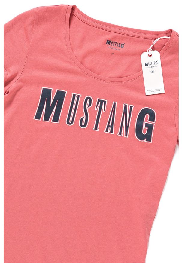Mustang - MUSTANG T SHIRT DAMSKI Alexia C Print 1009641 8271. Wzór: nadruk