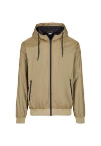 Urban Classics - Męska Kontrastowa Kurtka Soft Shell. Kolor: zielony, czarny, wielokolorowy