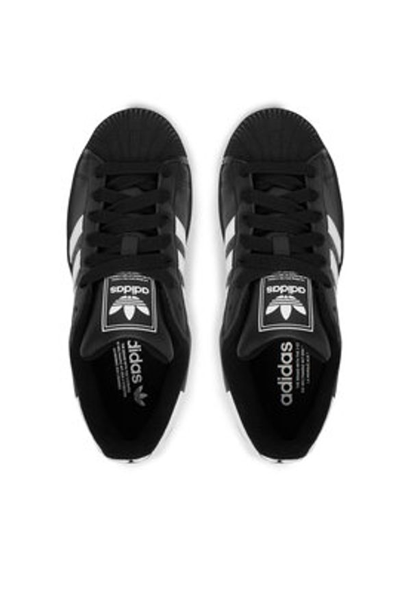 Adidas - adidas Sneakersy Superstar II JI0079 Czarny. Kolor: czarny. Materiał: skóra. Model: Adidas Superstar