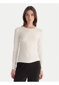 Hunkemöller Bluzka Soft 302728 Biały Slim Fit. Kolor: biały. Materiał: bawełna #1