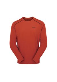 Longsleeve męski Rab Force. Kolor: czerwony. Długość rękawa: długi rękaw
