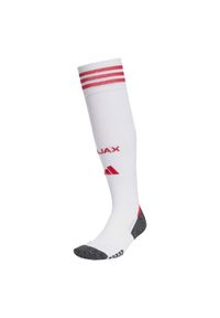 Adidas - Getry Ajax Amsterdam 25/26 Home. Kolor: biały. Sport: piłka nożna