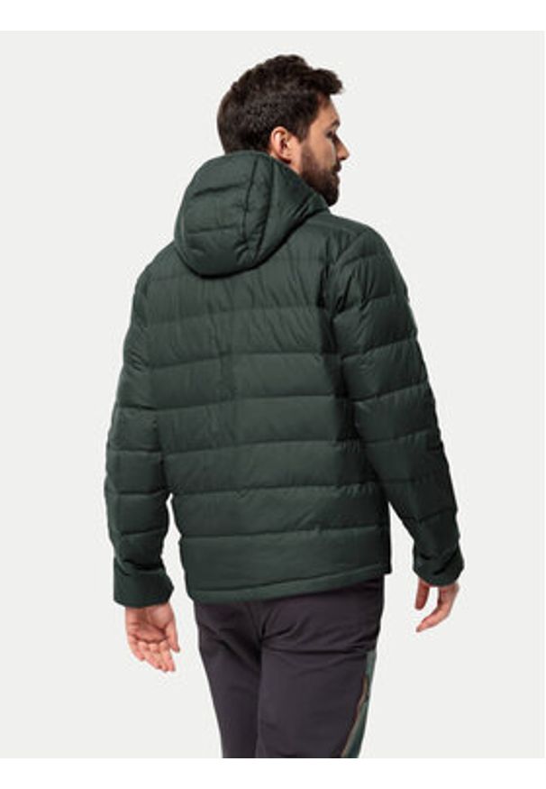 Jack Wolfskin Kurtka puchowa Ather Down 1207671 Zielony Regular Fit. Kolor: zielony. Materiał: syntetyk