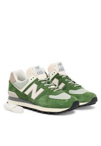 New Balance Sneakersy U574GRE W Zielony. Kolor: zielony. Materiał: zamsz, skóra. Model: New Balance 574 #3