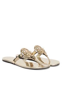 Tory Burch Japonki Miller 170345 Złoty. Kolor: złoty. Materiał: skóra #6