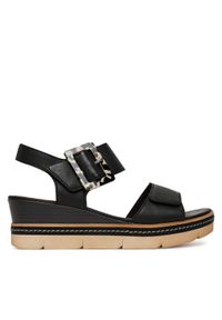 Remonte Sandały CEO-D2L53-00 Czarny. Kolor: czarny. Materiał: skóra #1