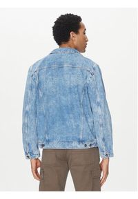 Mustang Kurtka jeansowa Dallas 1016352 Niebieski Regular Fit. Kolor: niebieski. Materiał: bawełna