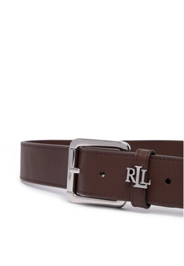 Lauren Ralph Lauren - LAUREN RALPH LAUREN Pasek Damski 412968765007 Brązowy. Kolor: brązowy. Materiał: skóra