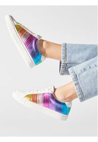 Kurt Geiger Sneakersy Lane Stripe 2626069109 Kolorowy. Materiał: skóra. Wzór: kolorowy