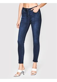 Patrizia Pepe Jeansy CP0509/D1HIB-C920 Granatowy Slim Fit. Kolor: niebieski