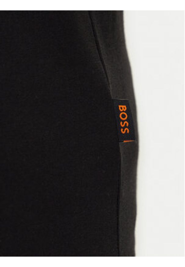 BOSS T-Shirt Lupo 50554615 Czarny Regular Fit. Kolor: czarny. Materiał: bawełna