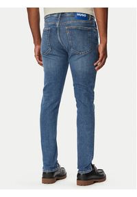 Hugo - HUGO Jeansy Zane 50563481 Niebieski Extra Slim Fit. Kolor: niebieski #3