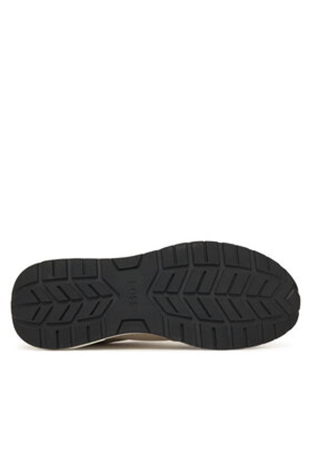 BOSS Sneakersy Vinston 50554612 Beżowy. Kolor: beżowy. Materiał: skóra, zamsz