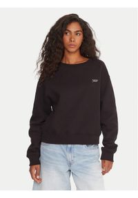 Tommy Jeans Bluza Silver Script DW0DW21961 Czarny Regular Fit. Kolor: czarny. Materiał: bawełna