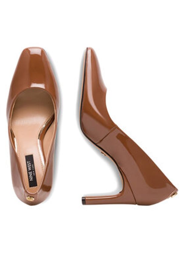 Nine West Czółenka 905901 Brązowy. Kolor: brązowy. Materiał: syntetyk