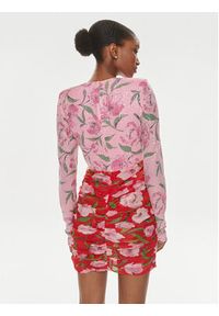 ROTATE Sukienka koktajlowa 1122422945 Różowy Regular Fit. Kolor: różowy. Materiał: wiskoza. Styl: wizytowy #5
