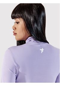 Togoshi Bluzka TG22-TSDL001 Fioletowy Extra Slim Fit. Kolor: fioletowy. Materiał: syntetyk #6