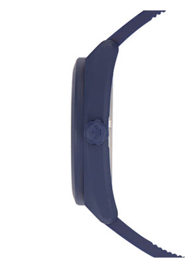 Adidas - adidas Zegarek AO Street Project Three AOST25545 Granatowy. Kolor: niebieski. Materiał: syntetyk. Styl: street