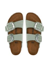 Birkenstock Klapki Arizona Big Buckle 1029311 Szary. Kolor: szary. Materiał: skóra, nubuk