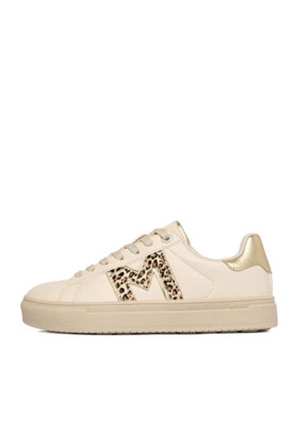 MEXX Sneakersy EO-MI001010861W Beżowy. Kolor: beżowy. Materiał: skóra