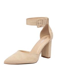 Jenny - JENNY Czółenka CEO-LH230312-5 Beżowy. Kolor: beżowy. Materiał: materiał #4