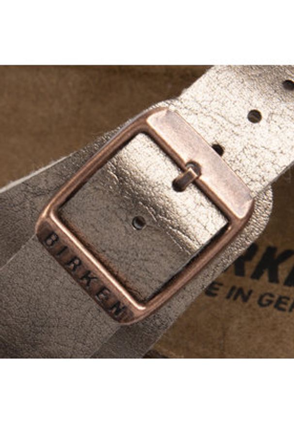 Birkenstock Japonki Gizeh Bs 1016145 Brązowy. Kolor: brązowy. Materiał: skóra